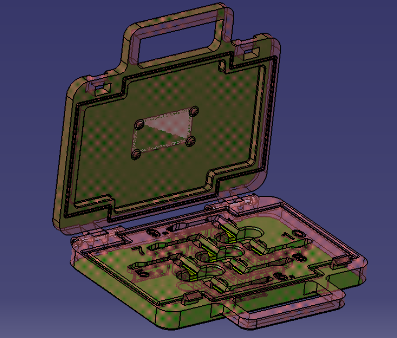 Valise D'outillage multi matériaux fibrés   